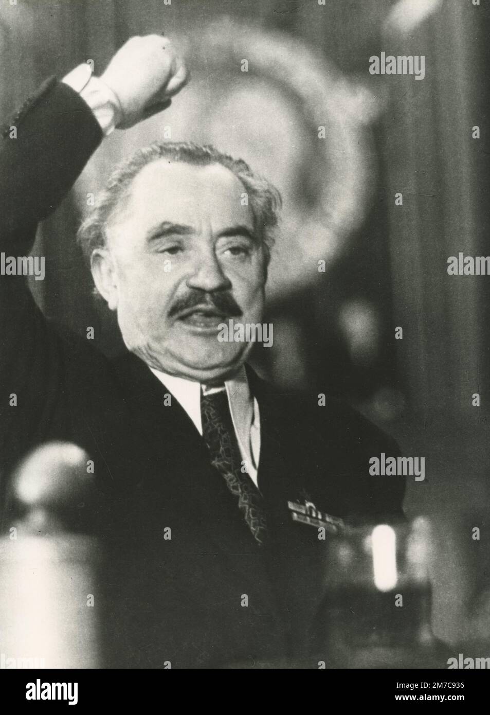 Georgi Dimitrov, statista comunista bulgaro e leader politico, Sofia, Bulgaria 1940s Foto Stock