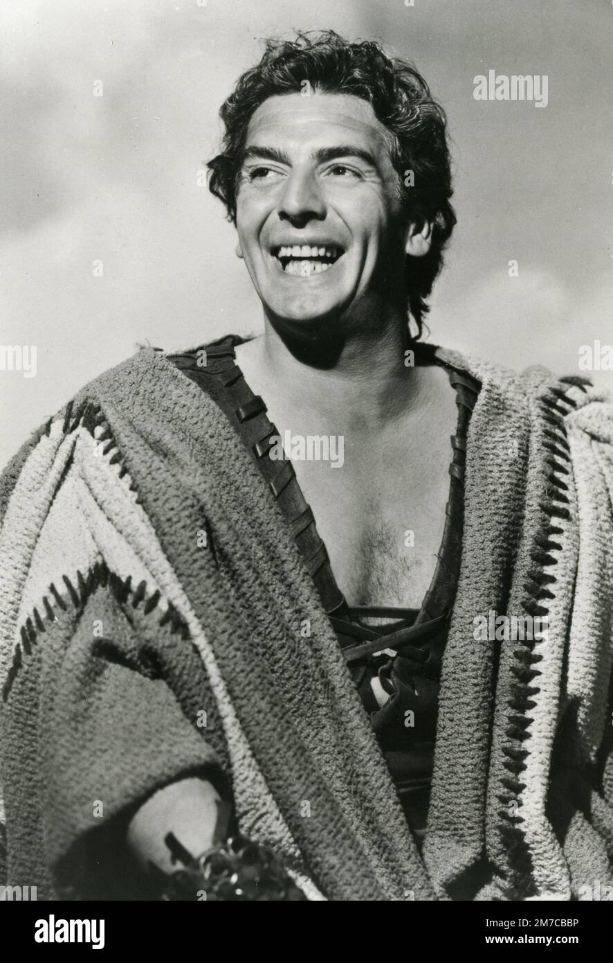 Attore americano Victor maturo nel film Samson and Delilah, USA 1949 Foto Stock