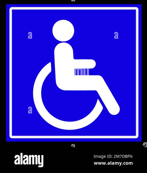 Cartello Parcheggio Disabili 200x300 Mm In PVC - Resistente Alle Intemperie E Facile Da Montare
