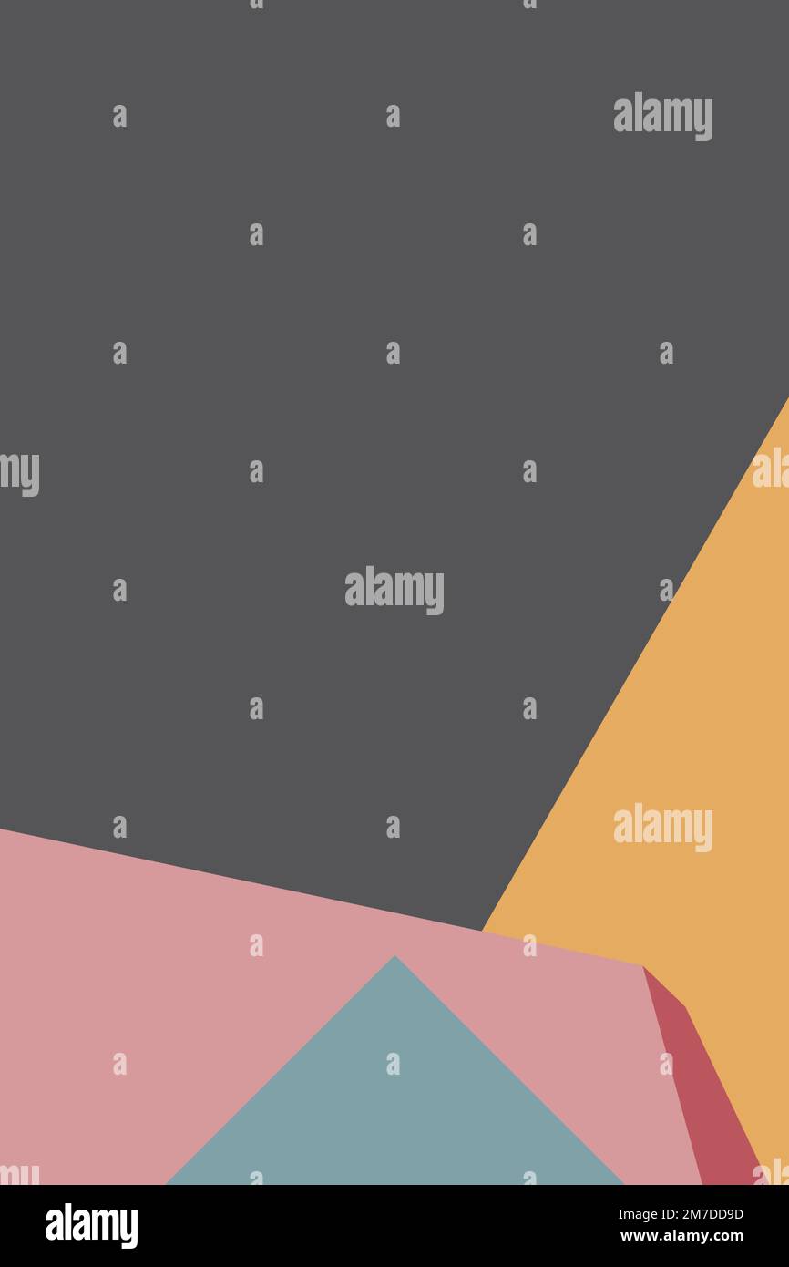 copertina del poster astratto dell'architettura. poster con forma geometrica edificio minimo, copertina architettura, colore alla moda, vettore. progettazione per l'architettura Illustrazione Vettoriale