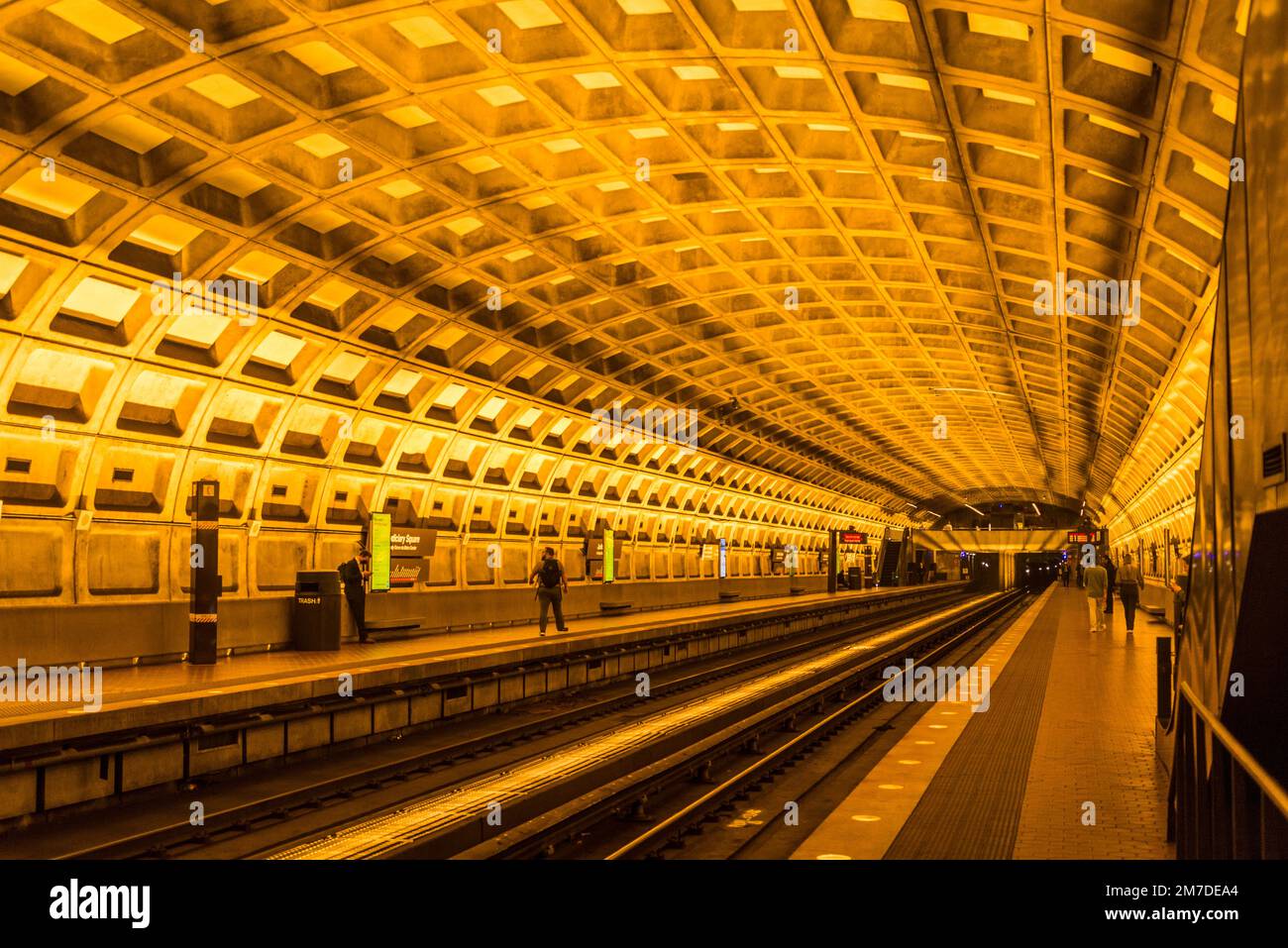 Metro di Judicary Square, Washington, D.C., USA Foto Stock