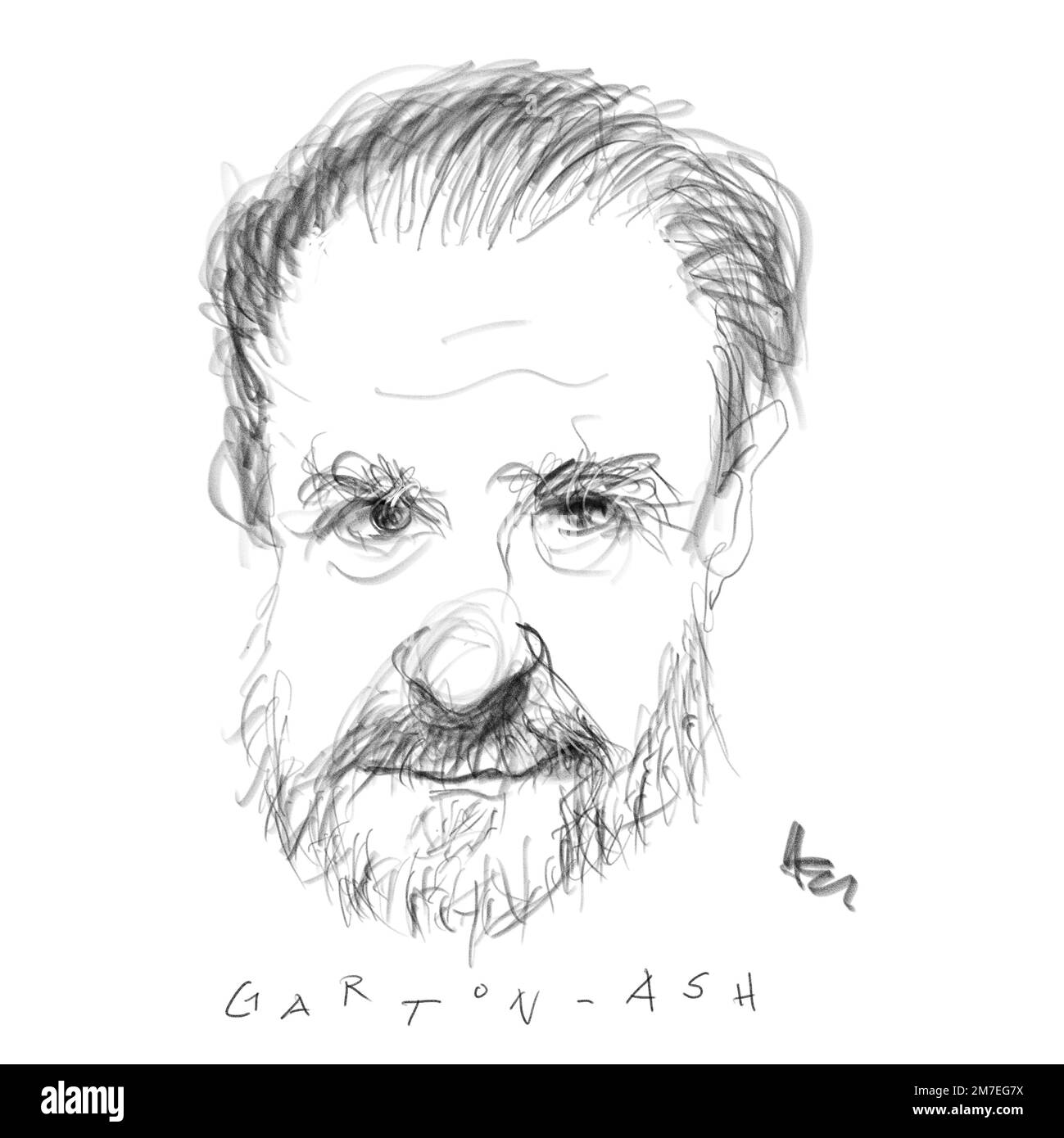 Ritratto di Timothy Garton Ash Foto Stock