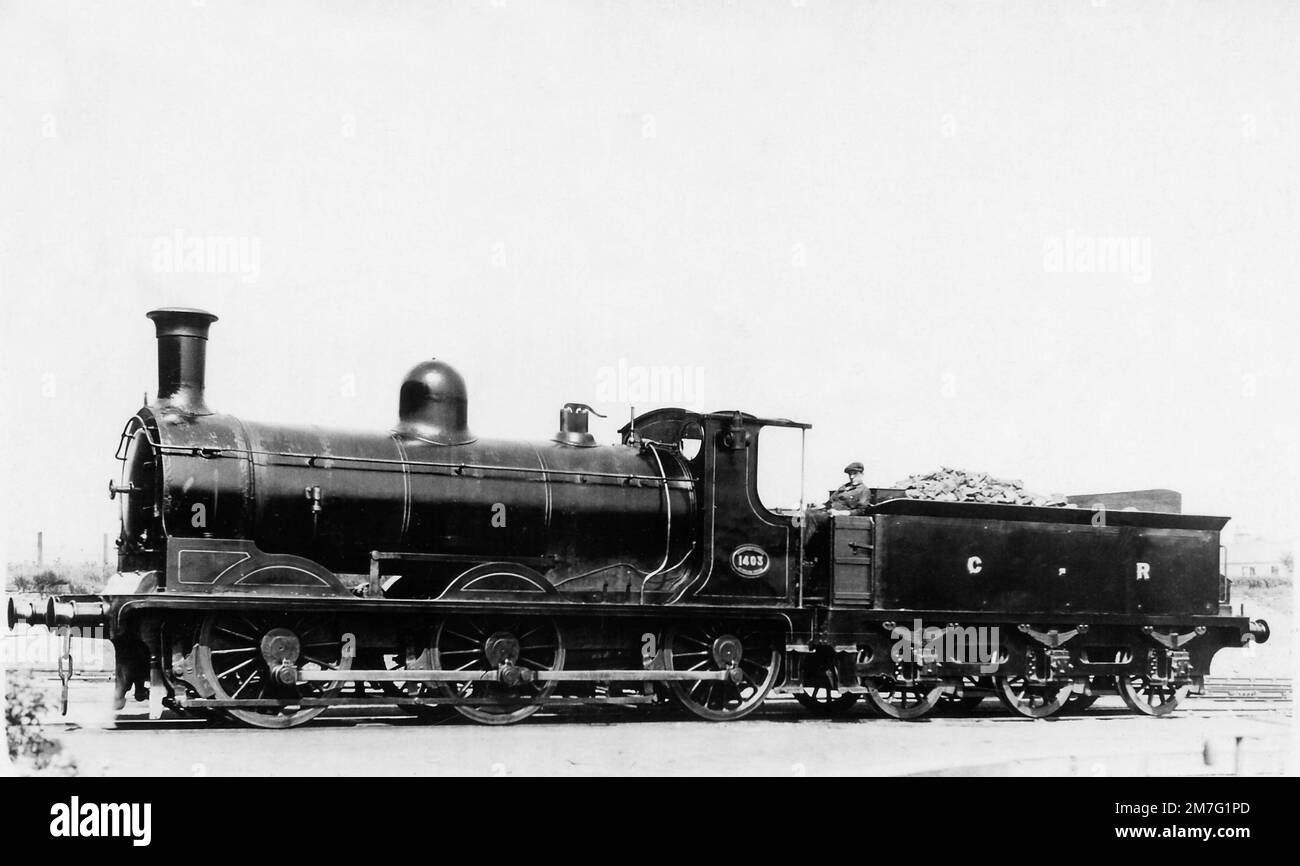 Caledonian Railway Drummond 'Jumbo' 0-6-0 No.403 rinumerato come 1403 Foto Stock