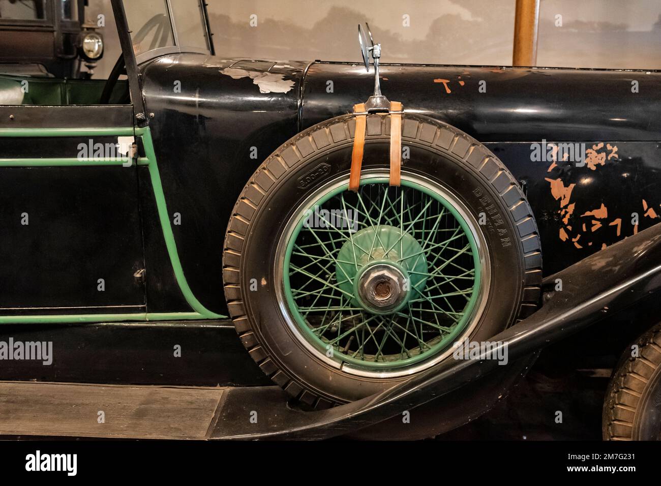 Vecchia macchina. Hagley Museum, Wilmington, Delaware, USA Foto Stock