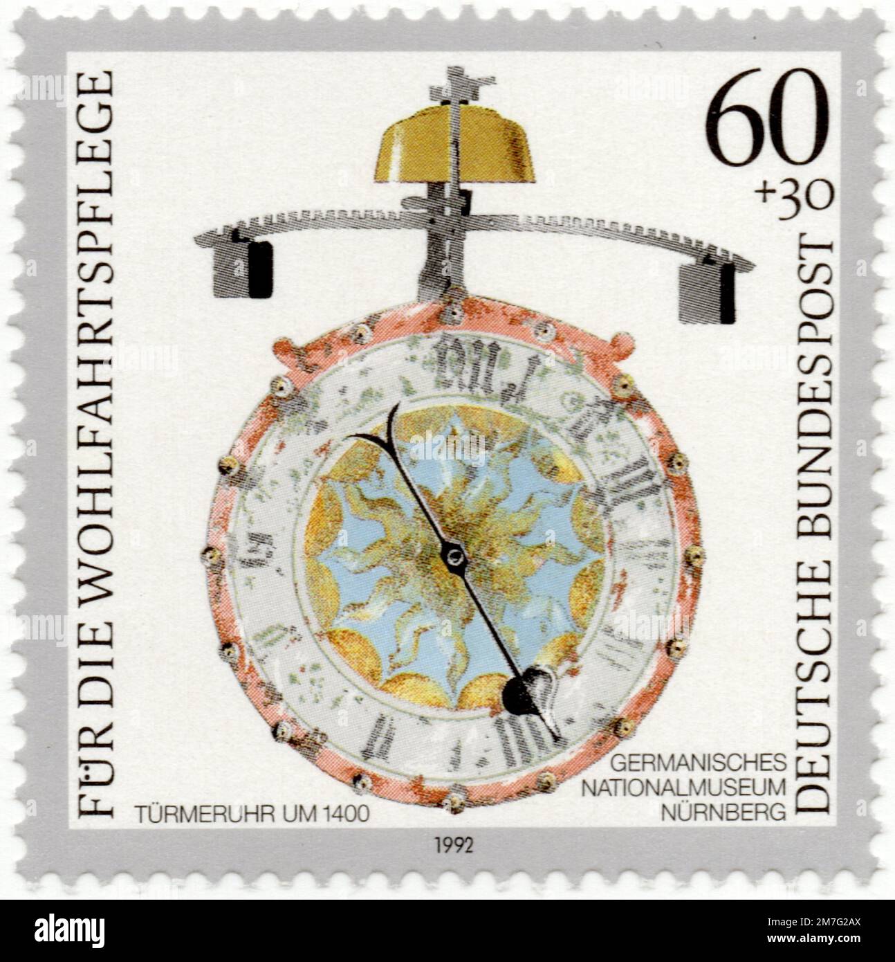 Torretta Orologio, 1400 Foto Stock