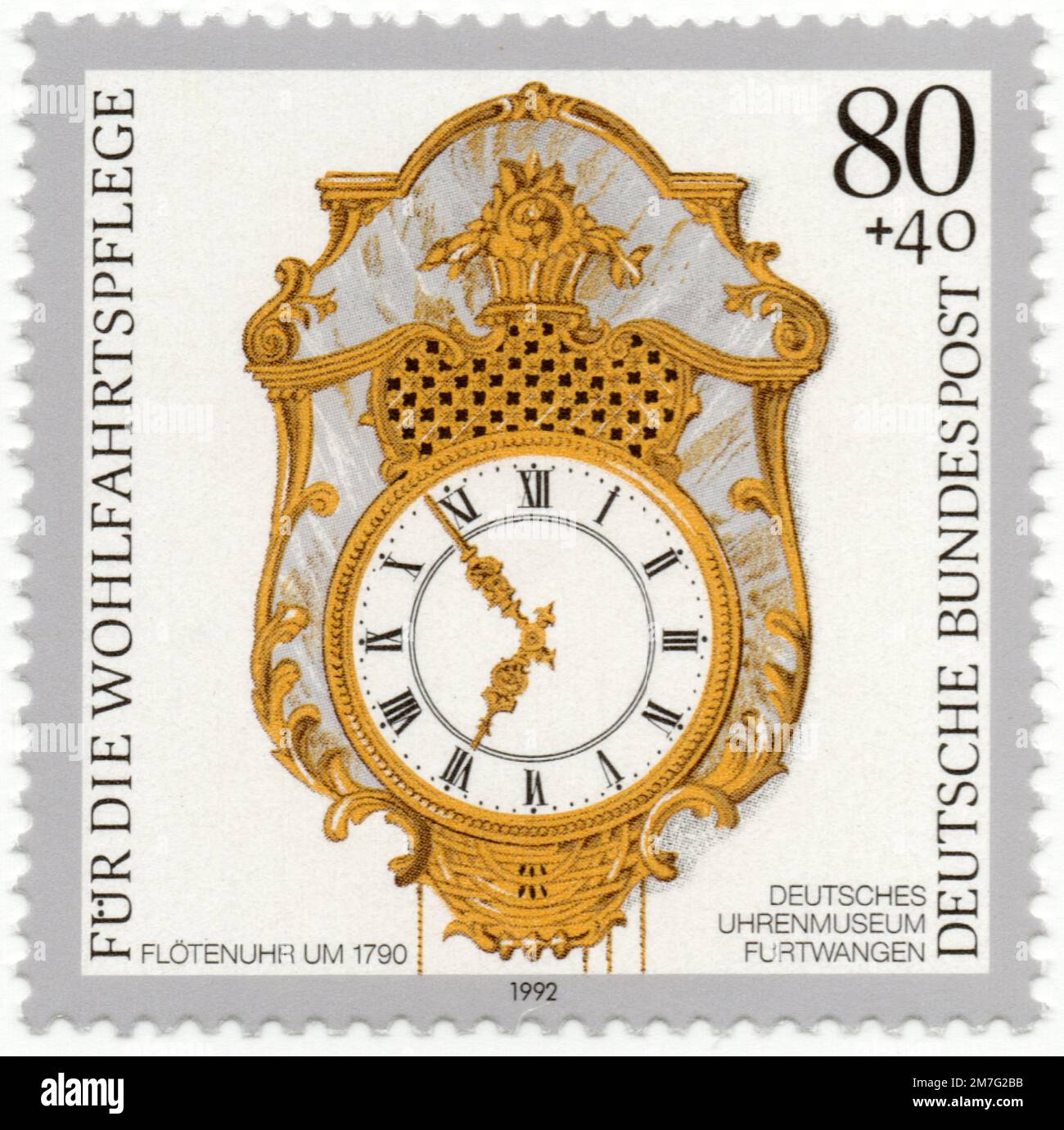 Flauto Orologio, 1790 Foto Stock