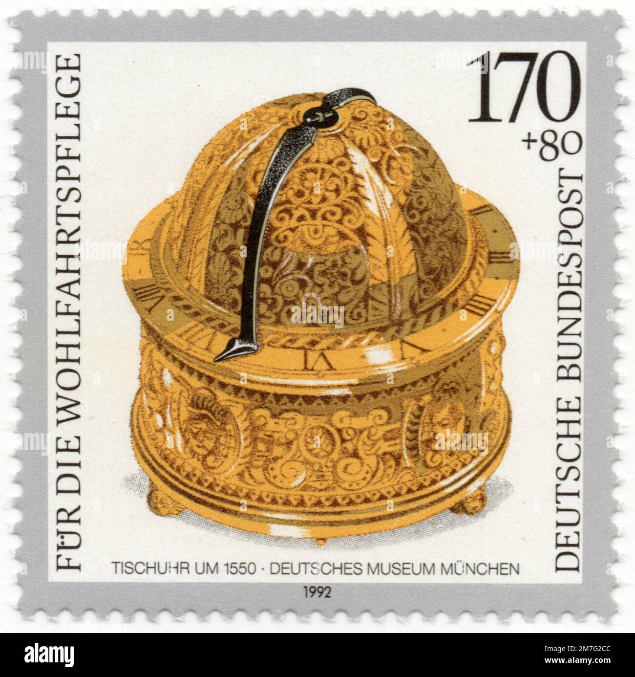 Orologio da tavolo, 1550 Foto Stock