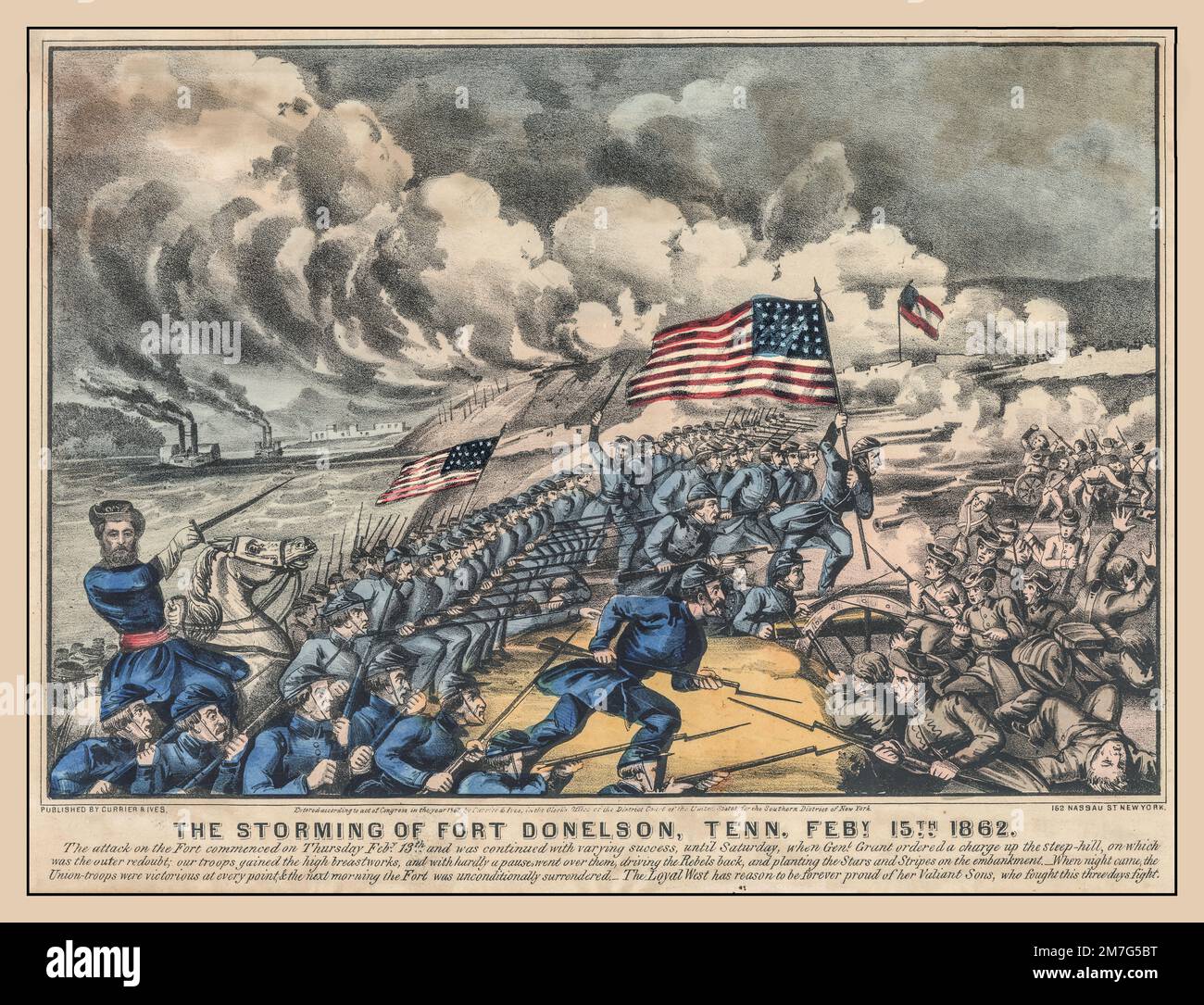 Poster Su Tela Mappe Guerra Civile Americana - Decorazione Per Aula, Studio, Risorsa Didattica, Alta Qualità