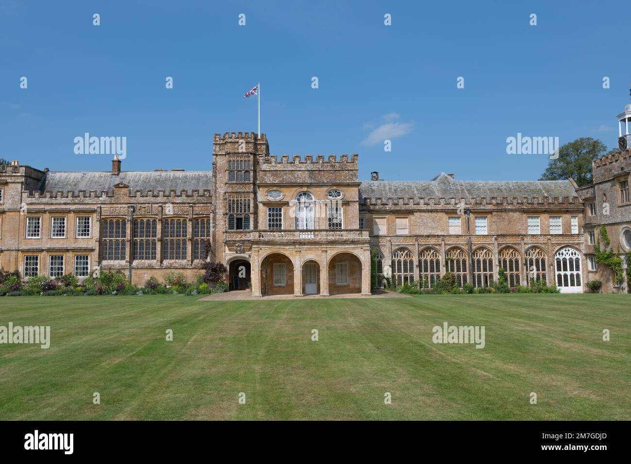 Chard.Somerset.United Kingdom.September 4th 2021.View of Forde Abbey in Somerset Foto Stock