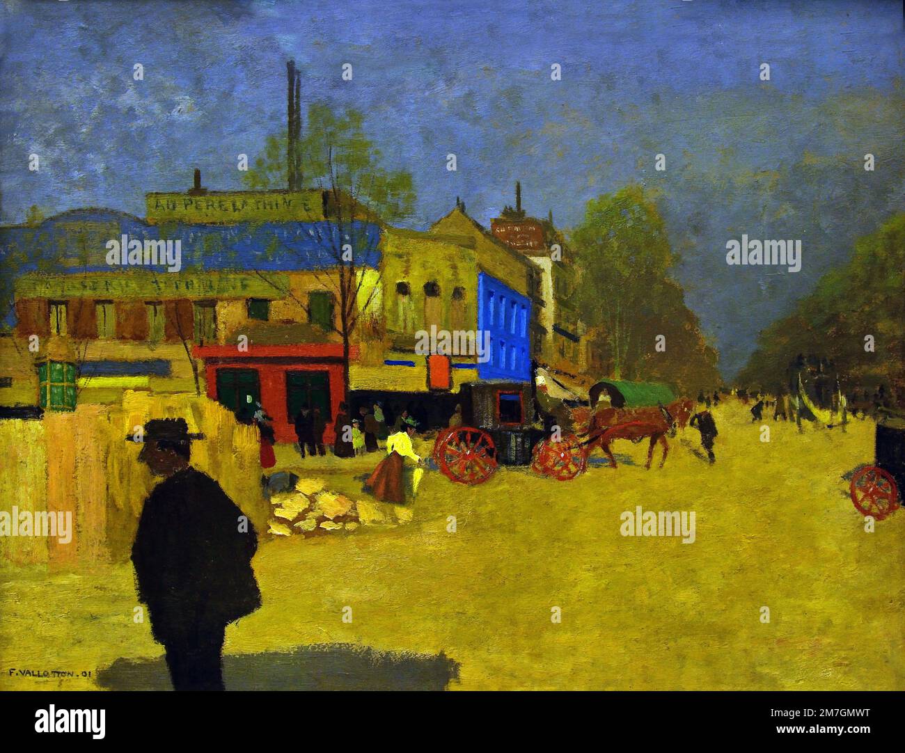 Place Clichy 1901 Felix Vallotton 1865-1925 Francia Francese Foto Stock