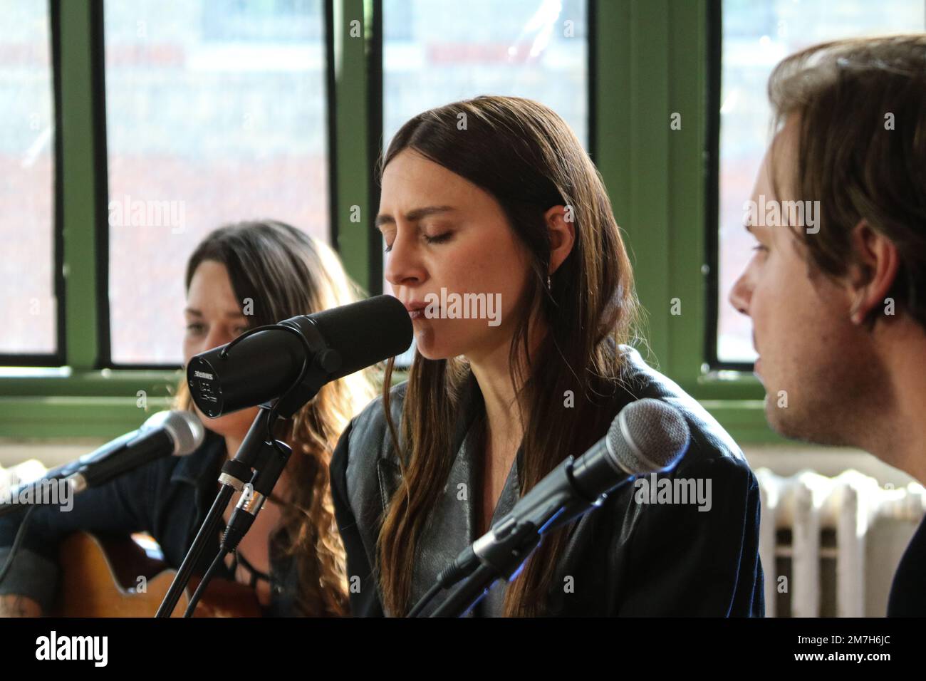 Haerts filma una sessione a Brooklyn Foto Stock