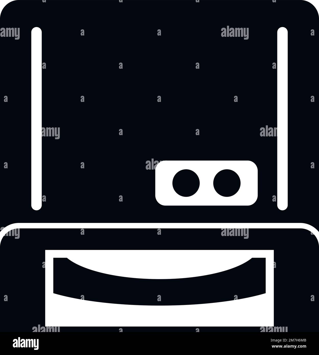 Lampada UV icona semplice vettore. Luce ultravioletta. Virus insetto Illustrazione Vettoriale