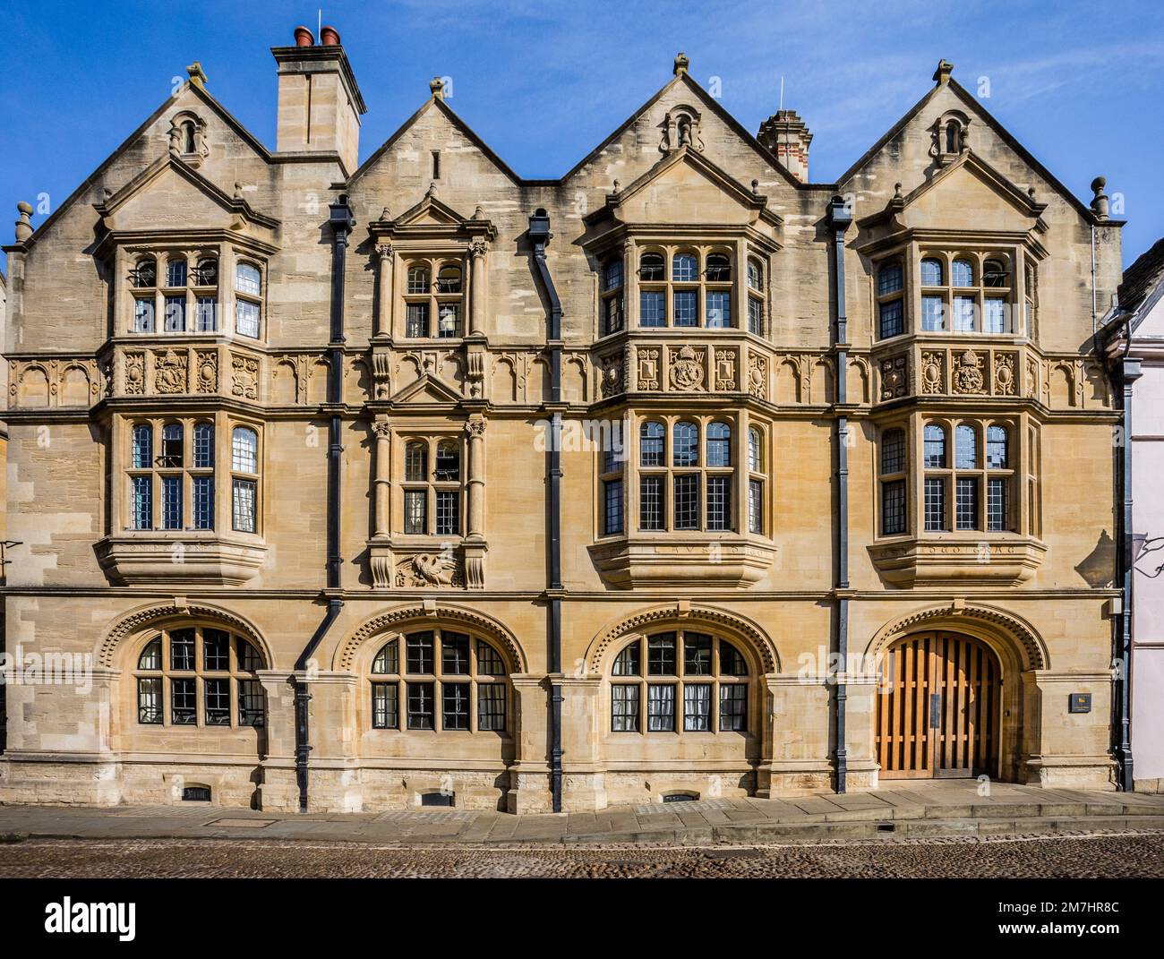 Jackson e Oldham edifici del Corpus Christi College a Merton Street Oxford, Oxfordshire, Inghilterra sudorientale Foto Stock