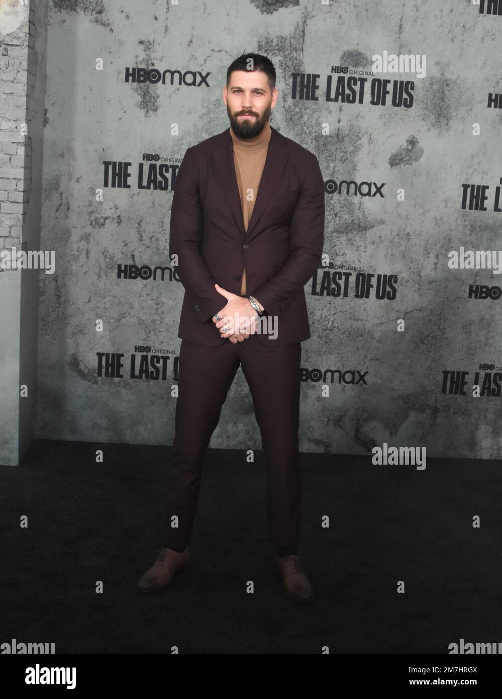 Los Angeles, California, USA 9th Gennaio 2023 l'attore Casey Deidrick partecipa alla prima "The Last of US" di HBO al Regency Village Theatre il 9 Gennaio 2023 a Los Angeles, California, USA. Foto di Barry King/Alamy Live News Foto Stock