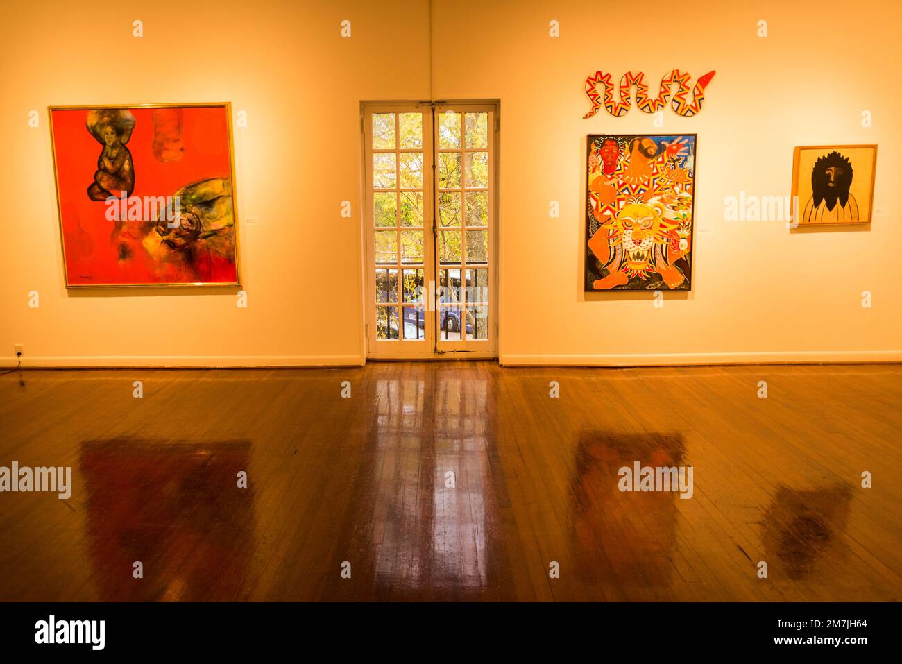 Art Museum of the Americas, il primo museo d'arte degli Stati Uniti dedicato principalmente all'esposizione di opere d'arte moderna e contemporanea dal latino Foto Stock