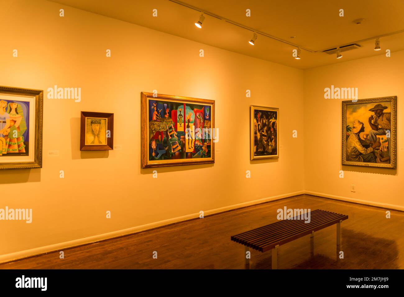 Art Museum of the Americas, il primo museo d'arte degli Stati Uniti dedicato principalmente all'esposizione di opere d'arte moderna e contemporanea dal latino Foto Stock