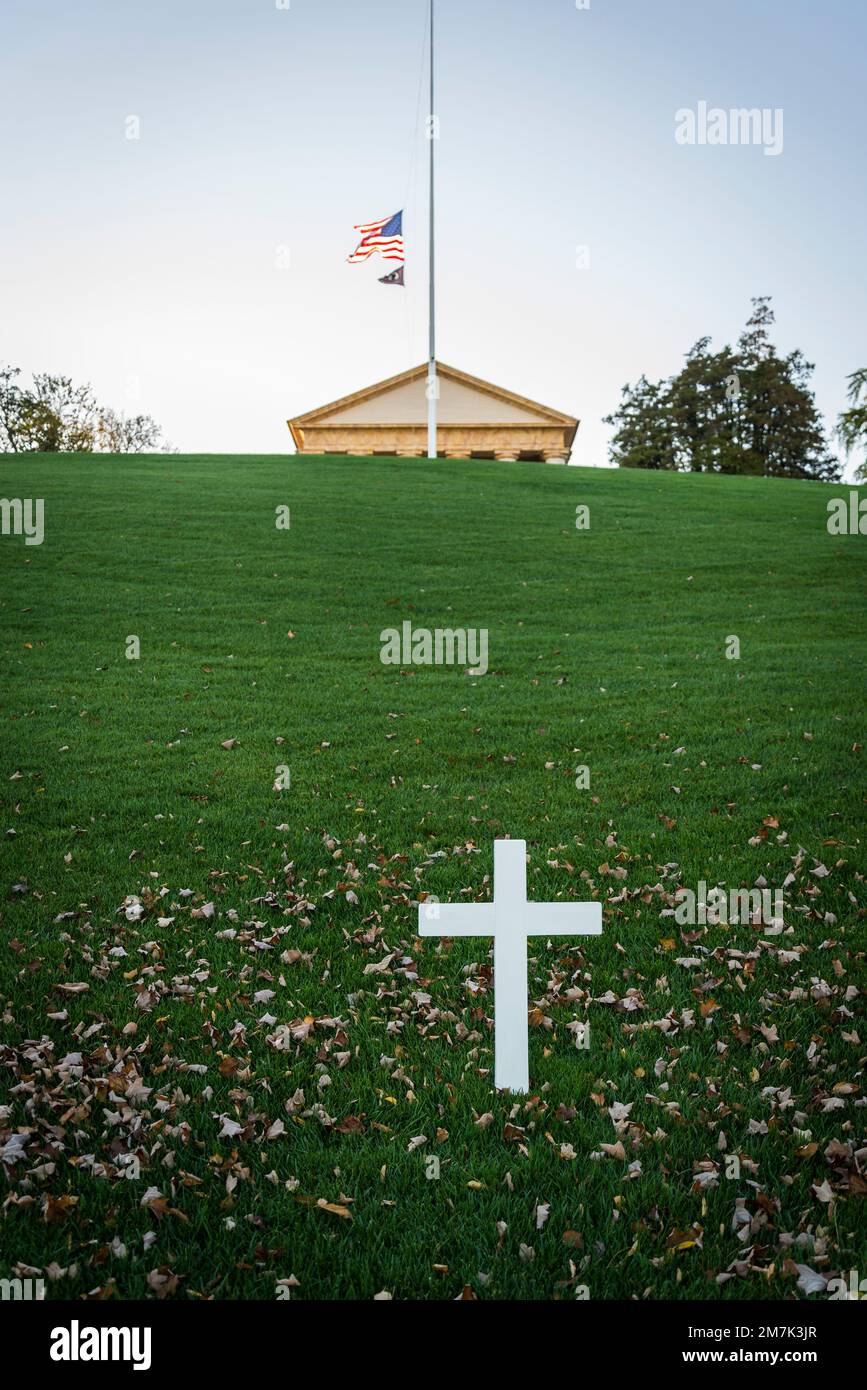 Tomba di Robert F. Kennedy, Arlington National Cemetery, United States Army Cemetery, Arlington, Virginia, USA Foto Stock