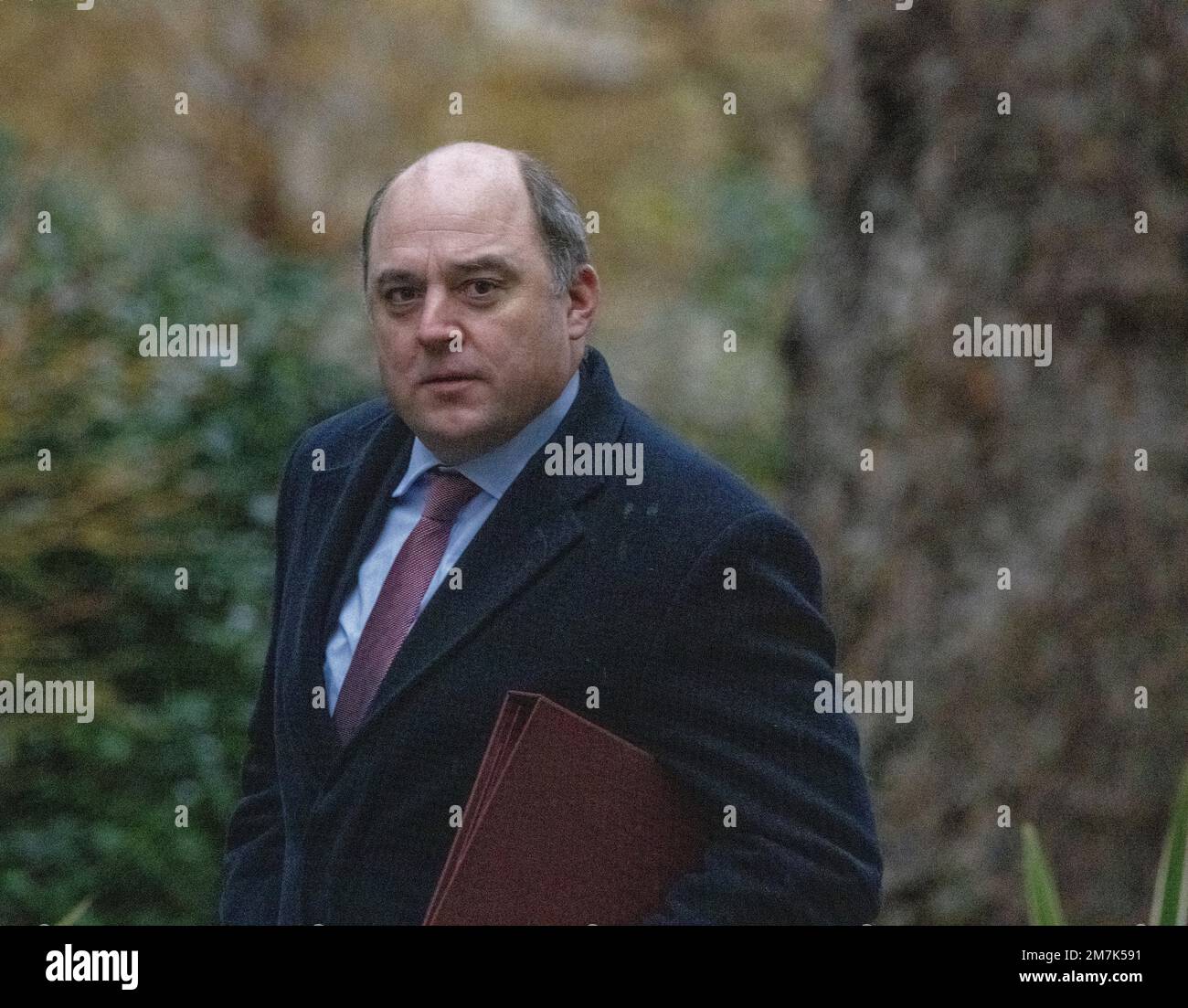 Londra, Regno Unito. 10th Jan, 2023. Ben Wallace, Segretario alla Difesa, ad una riunione del gabinetto al 10 di Downing Street Londra. Credit: Ian Davidson/Alamy Live News Foto Stock