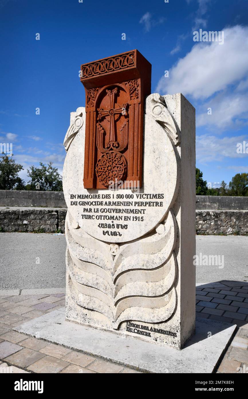 Memoriale del genocidio armeno a Tours francia Foto Stock