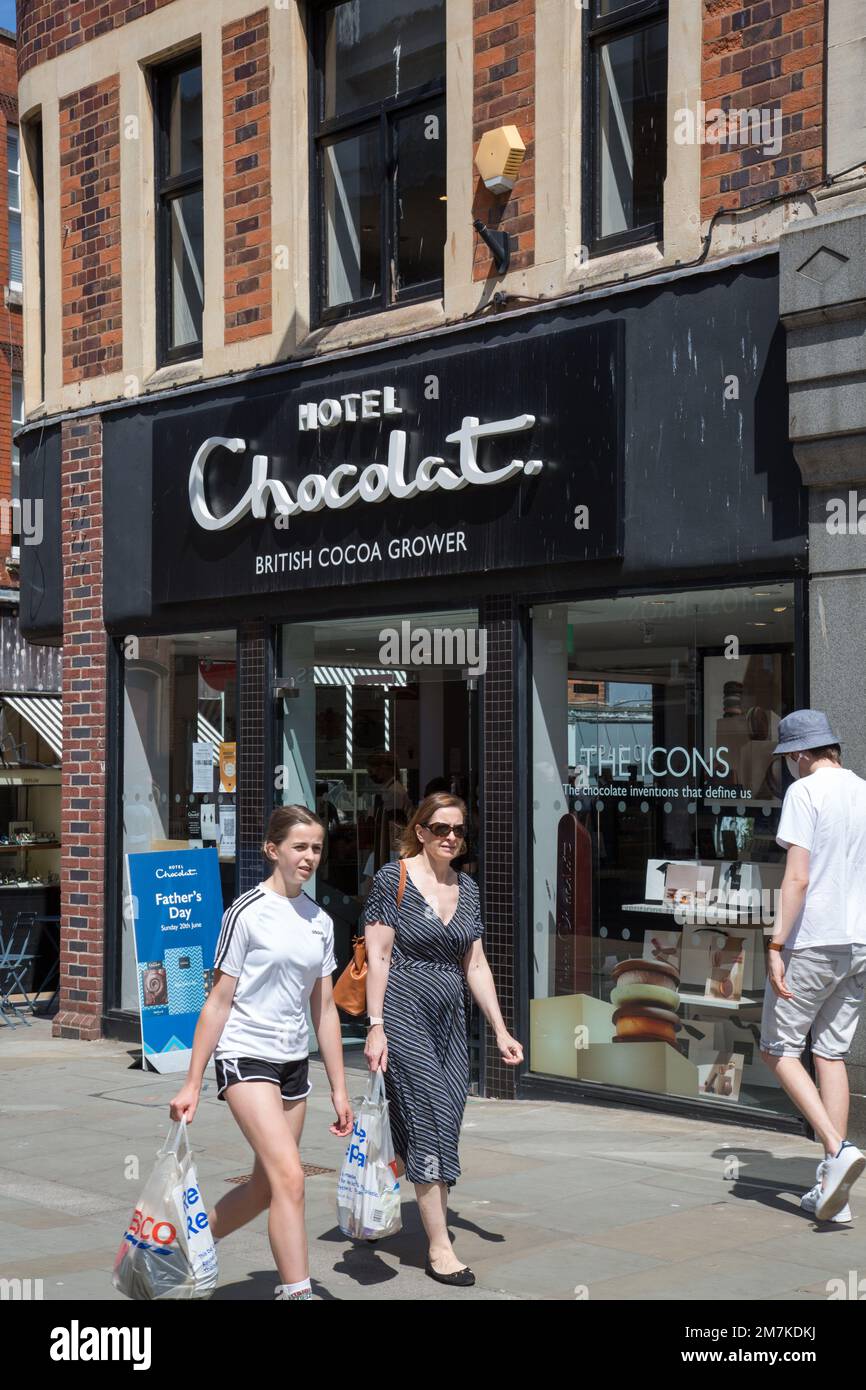 High Street, Worcester Foto Stock