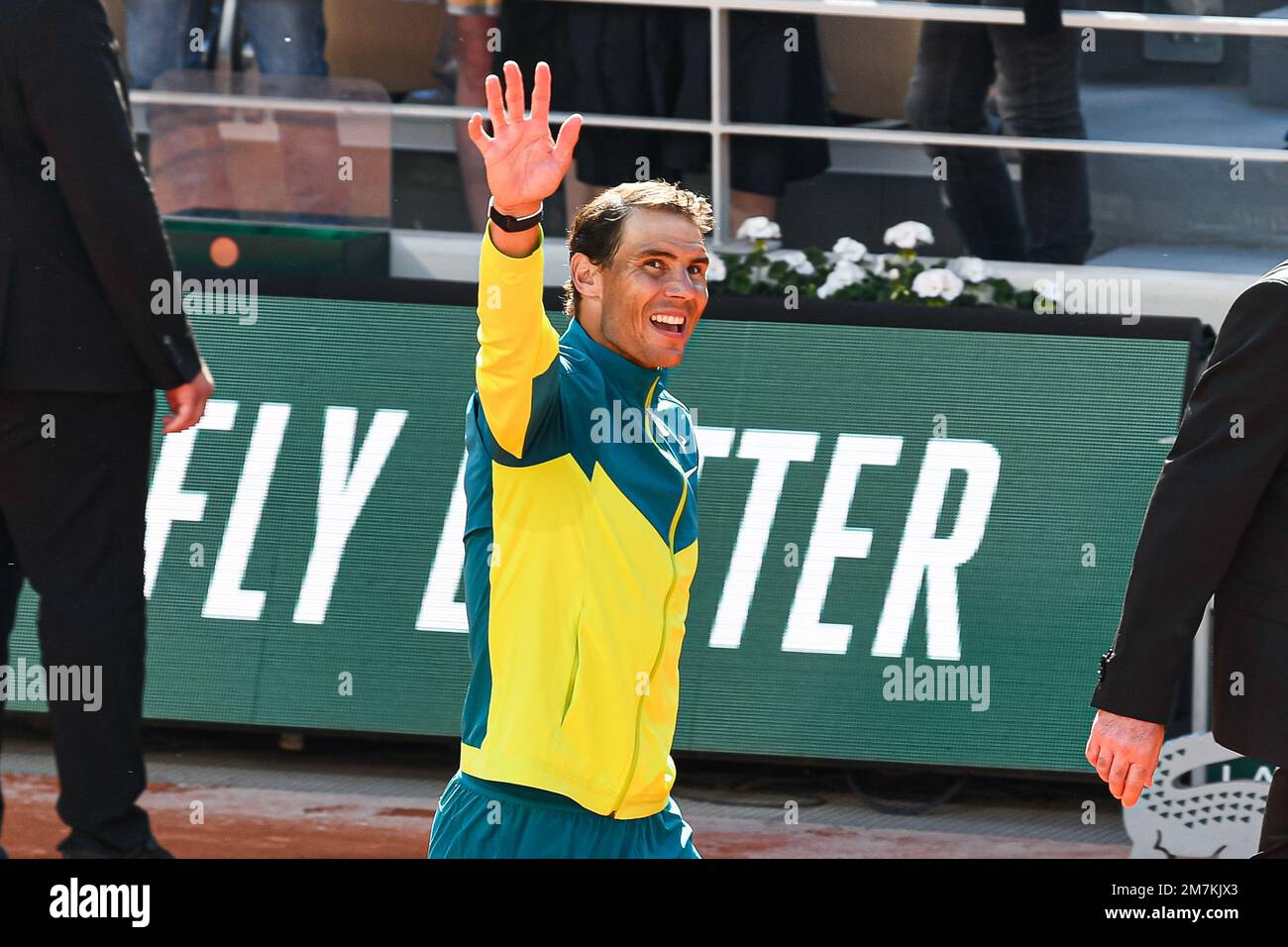 Rafael Nadal, tennista professionista spagnolo, vincitore per la 14th volta del torneo di tennis Roland-Garros, il 05 giugno 2022 Foto Stock
