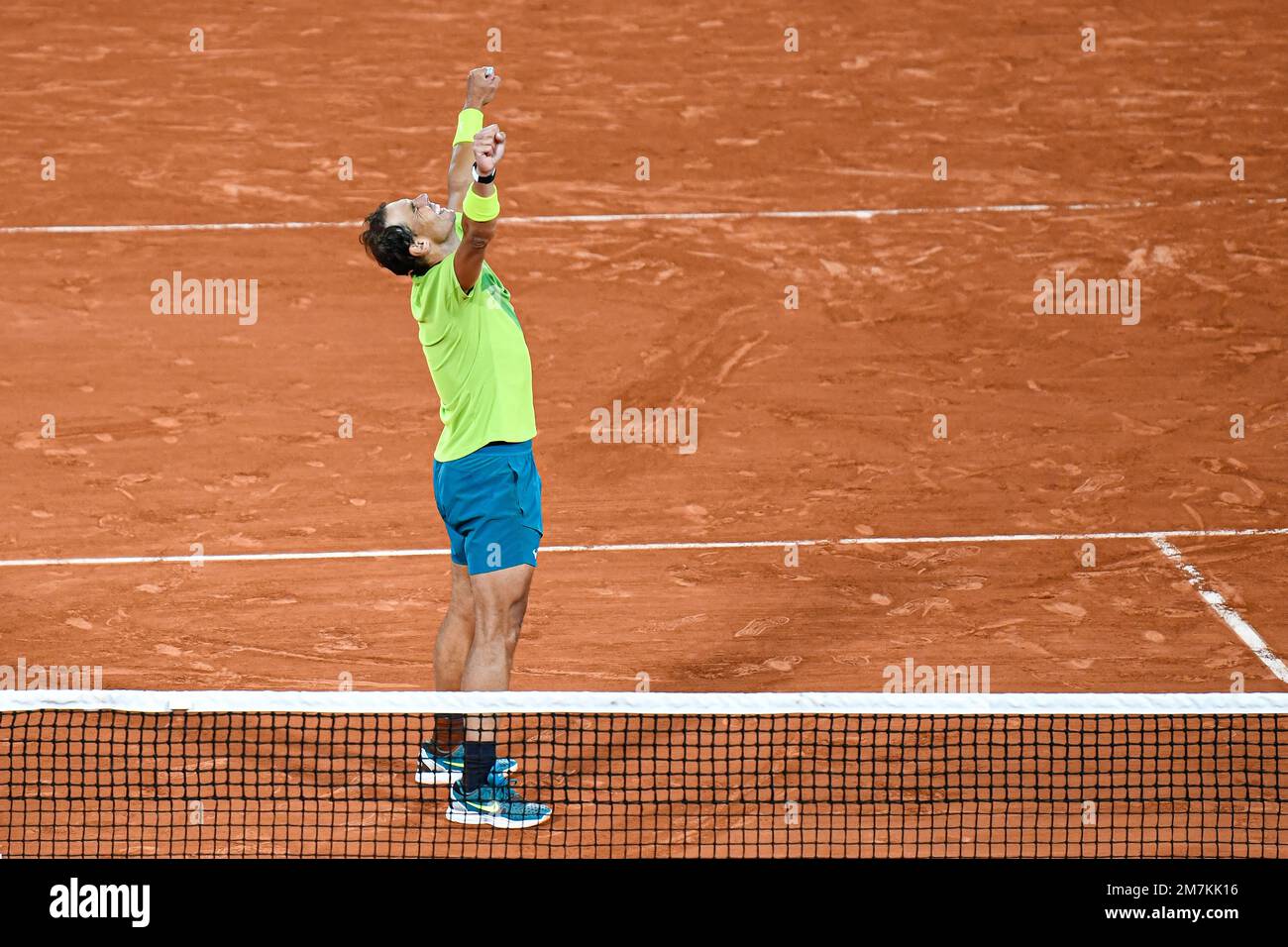 Tennista professionista spagnolo Rafael Nadal in occasione del torneo di tennis Roland-Garros 2022 del 31 maggio 2022 Foto Stock