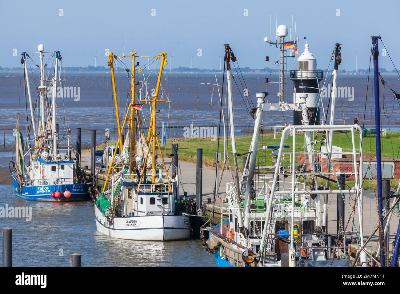 Kutterhafen Wremen, bassa Sassonia, Germania, Europa Foto Stock