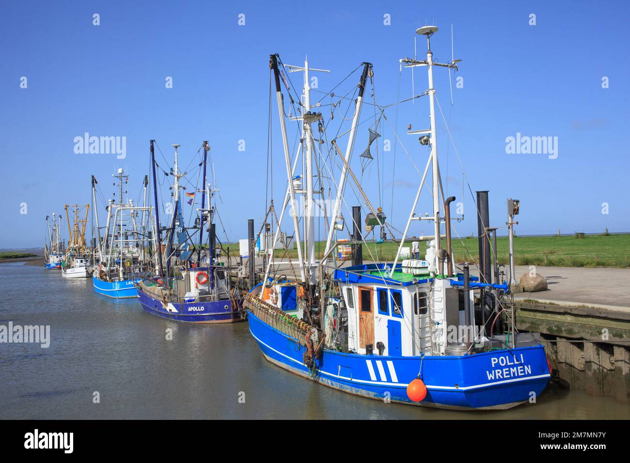 Kutterhafen Wremen, bassa Sassonia, Germania, Europa Foto Stock