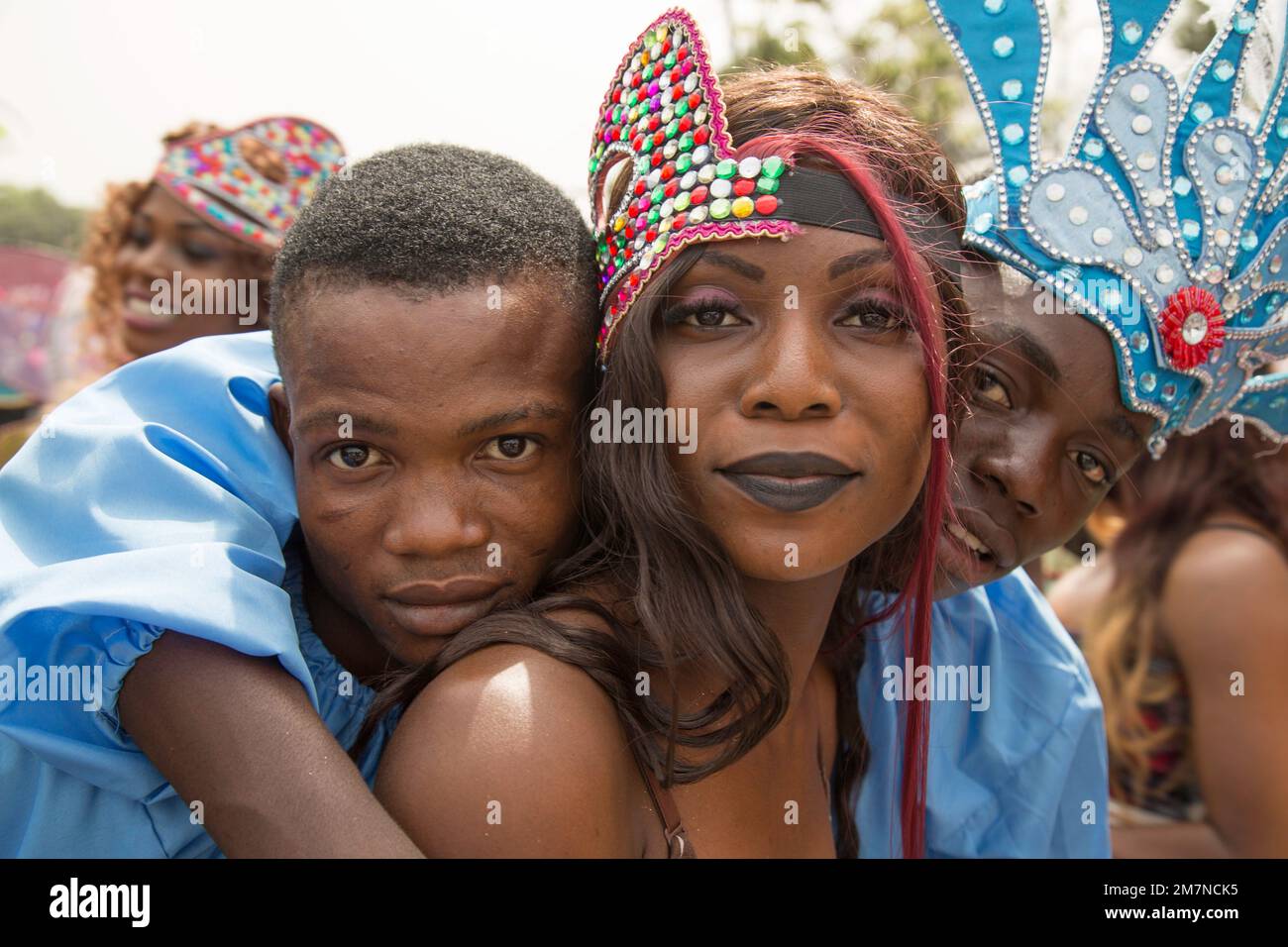 Festival del Carnevale a Calabar (Nigeria) Foto Stock