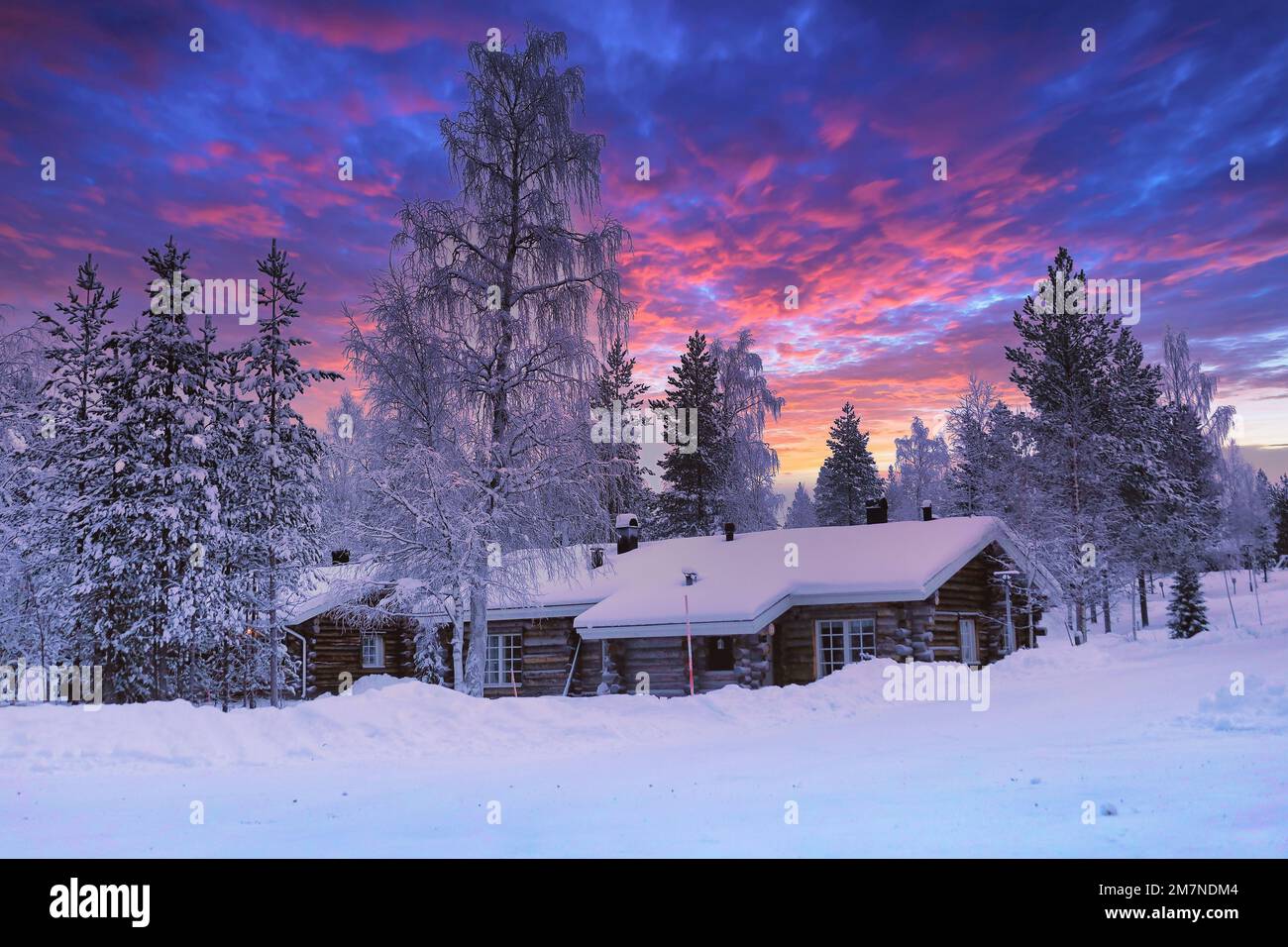 Finlandia Nevada Foto Stock