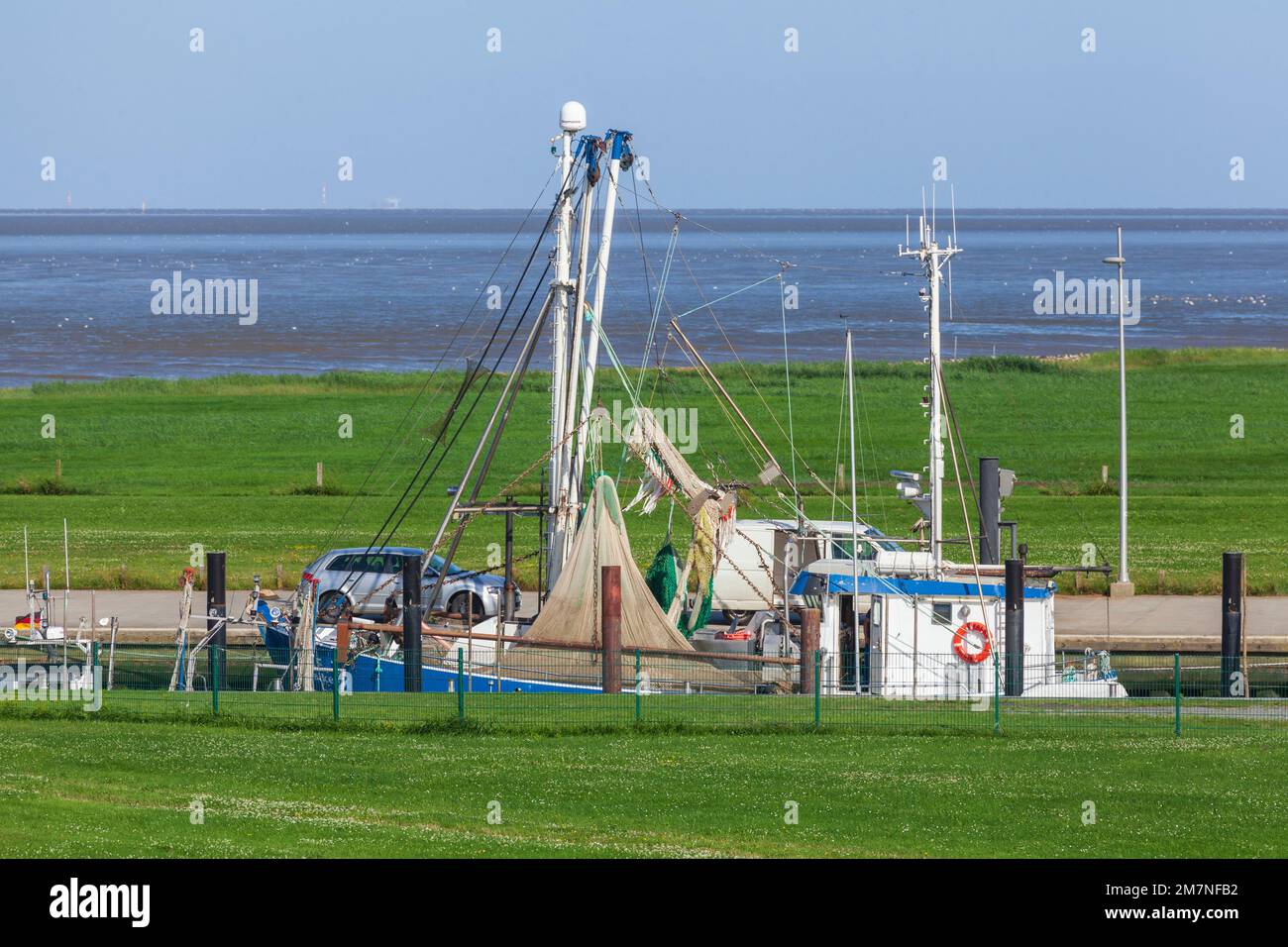 Kutterhafen Wremen, bassa Sassonia, Germania, Europa Foto Stock