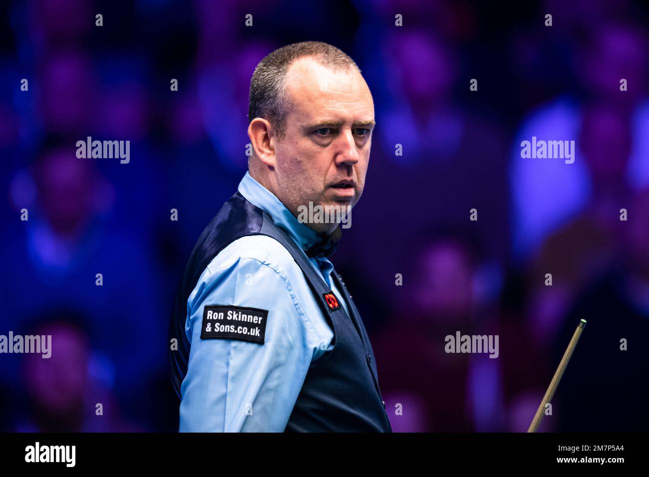 LONDRA, REGNO UNITO. 10th Jan, 2023. Mark Williams contro David Gilbert durante le partite del Cazoo Master 2023 Day 3 all'Alexandra Palace martedì 10 gennaio 2023 a LONDRA, INGHILTERRA. Credit: Taka G Wu/Alamy Live News Foto Stock