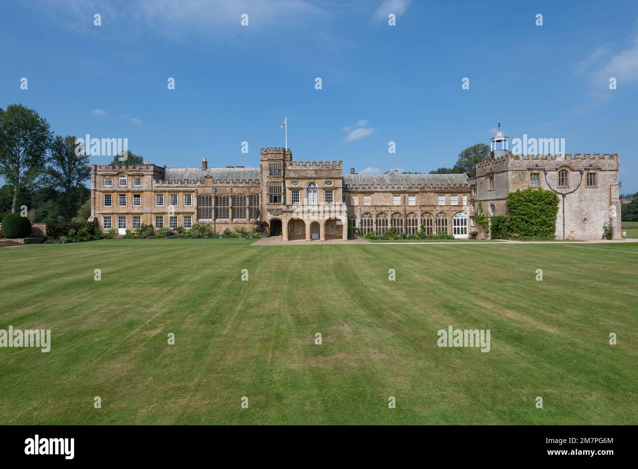 Chard.Somerset.United Kingdom.September 4th 2021.View of Forde Abbey in Somerset Foto Stock