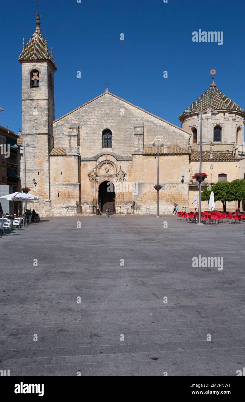 Lucena, Spagna - 1st giugno 2019: Chiesa rinascimentale di San Matteo a Lucena, Village si trova nel sud-est della provincia, vicino alle Sierras Foto Stock