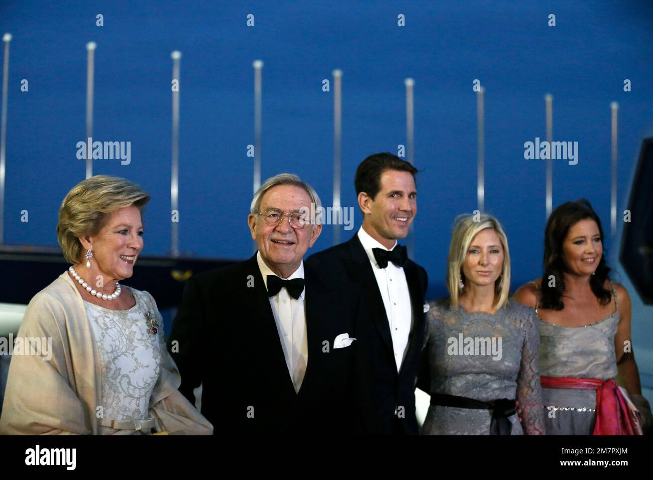 FILE From left, former Queen AnneMarie of Greece, former King