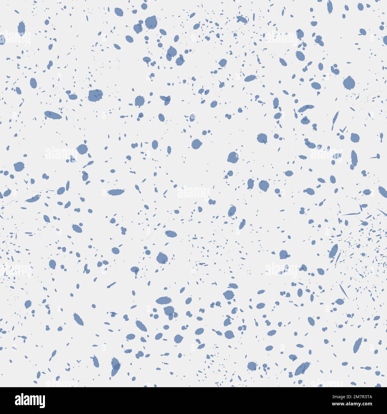 Senza cuciture semplice motivo carino da blots blu su sfondo bianco.ornamento infinito con bella blobs.sfondo colorato per tessuto, tessuto, copertine Illustrazione Vettoriale