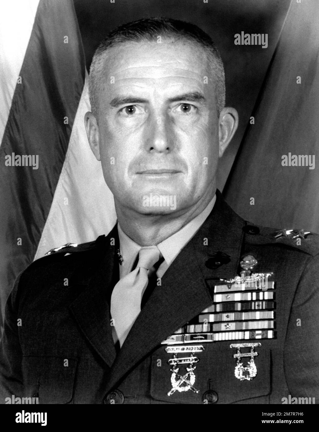 MGEN Wesley H. Rice, USMC (scoperto). Paese: Sconosciuto Foto Stock