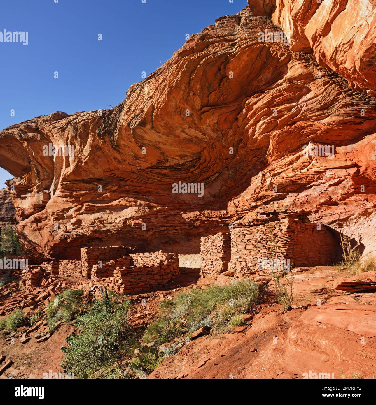 Rovine native americane sul Loy Butte vicino a Sedona Arizona Foto Stock