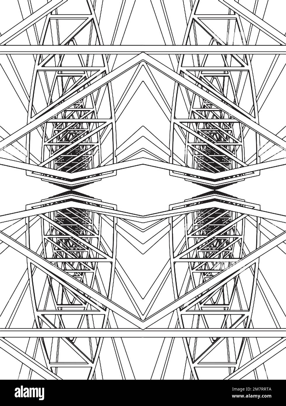 Struttura vettoriale delle costruzioni astratte Illustrazione Vettoriale