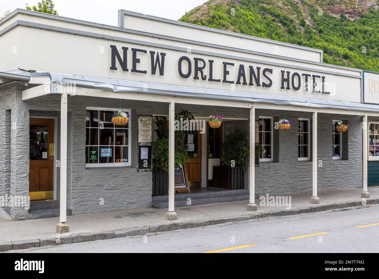 New Orleans Hotel, Buckingham Street, Arrowtown, Nuova Zelanda, martedì Dicembre 27, 2022. Foto Stock