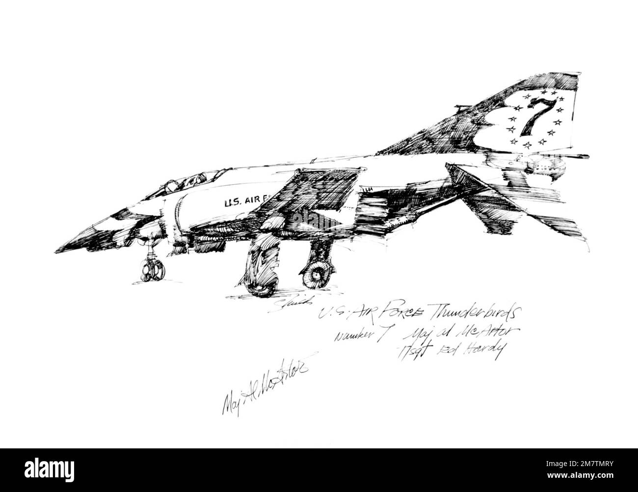 Illustrazione: 'F-4 No. 7' artista: WM. Protezioni. Paese: Sconosciuto Foto Stock