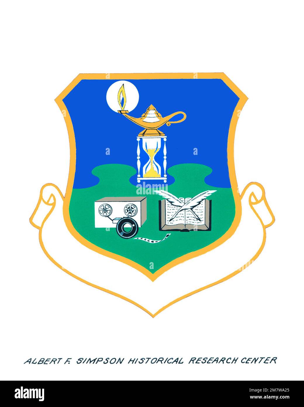 Approvato Insignia per: Albert F. Simpson Centro storico di Ricerca. Paese: Sconosciuto Foto Stock