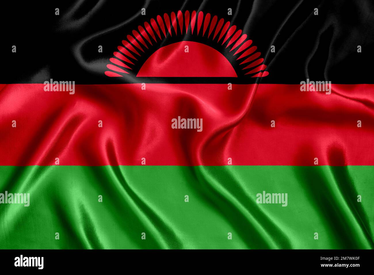 Bandiera del Malawi Foto Stock