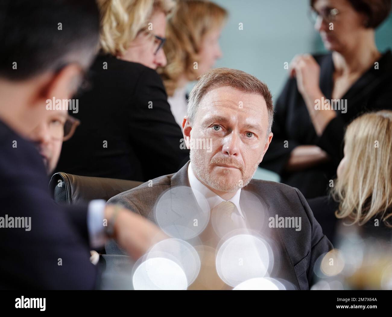 Berlino, Germania. 11th Jan, 2023. Christian Lindner (FDP), Ministro federale delle finanze, partecipa alla riunione del Gabinetto federale alla Cancelleria federale. Credit: dpa Picture Alliance/Alamy Live News Foto Stock