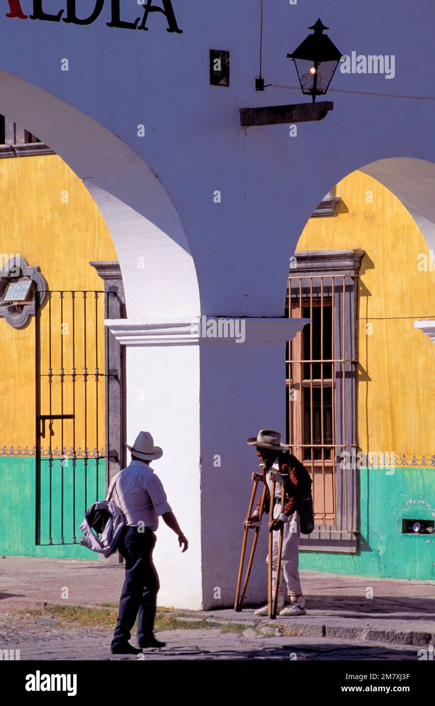 Messico, Guanajuato, San Miguel de Allende, strada Foto Stock