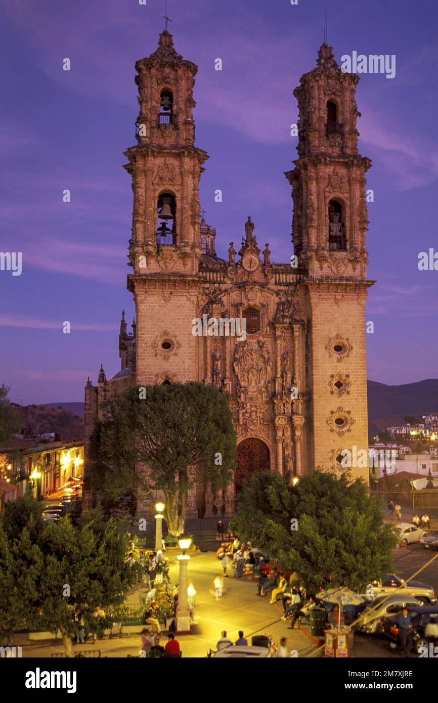 Messico, Guerrero, Taxc, Parroquia de Santa Prisca Foto Stock