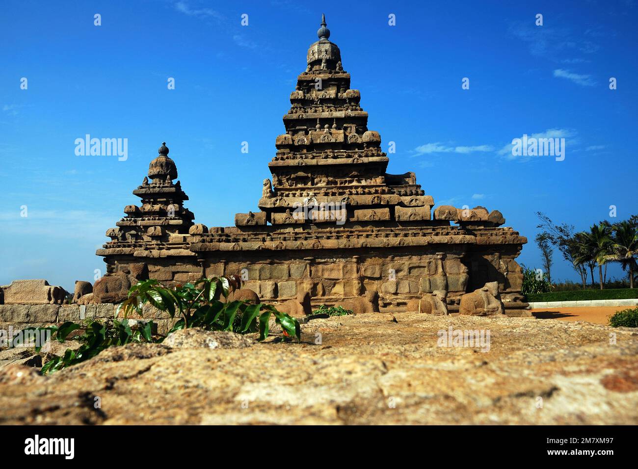 Mahabalipuram Shore Temple Foto Stock