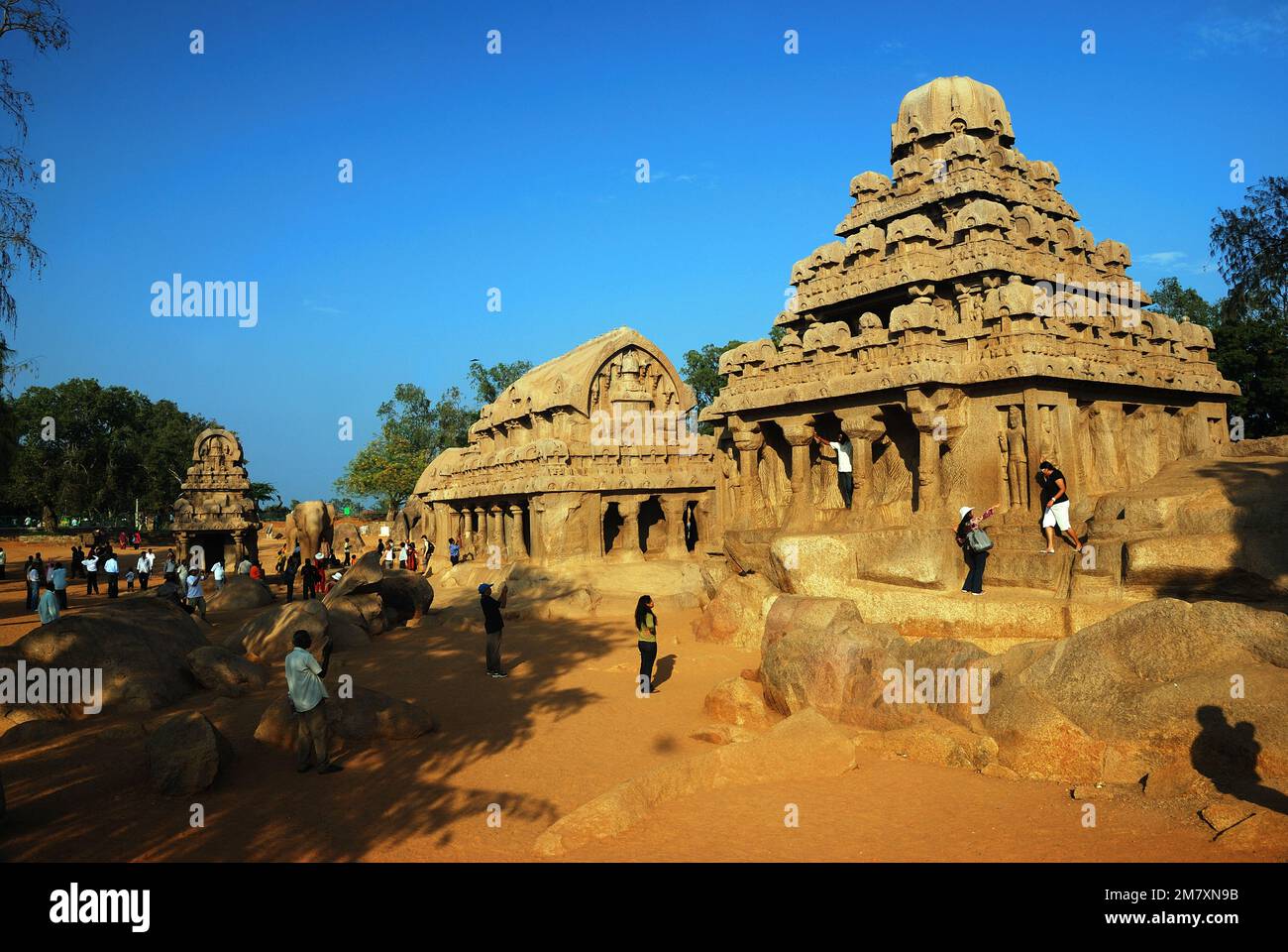 Mahabalipuram Shore Temple Foto Stock