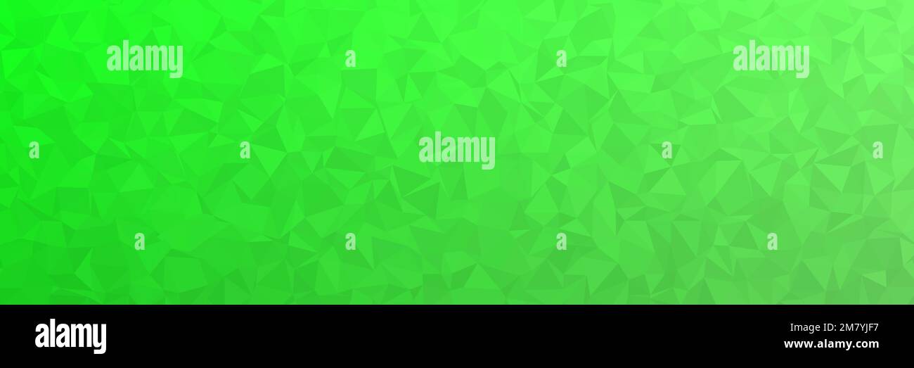 Astratto verde basso poly sfondo come motivo e texture Foto Stock
