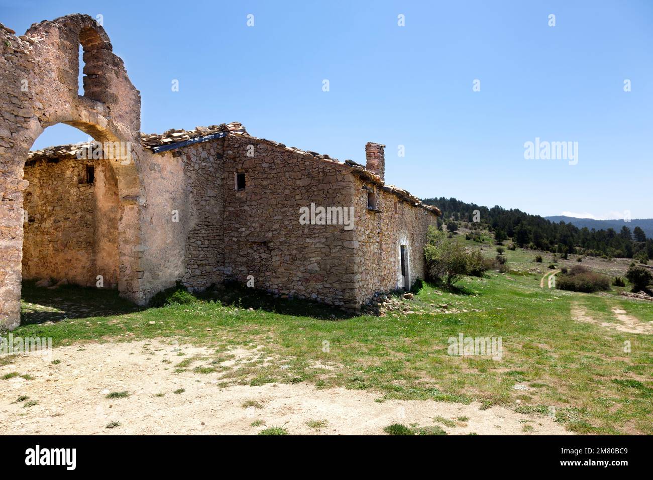 Ermita d'Espinalva da Fredes Foto Stock